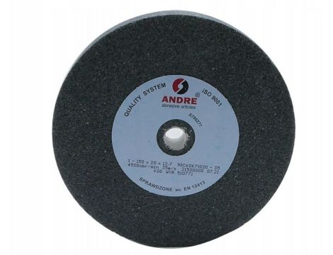 ANDRE ŚCIERNICA PŁASKA 150mm x 20mm x 12,7mm 98C60K7VC01-35 CZARNA "TYP 1"