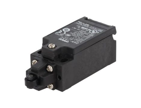 D4N-1A32 Wyłącznik krańcowy z rolką z tworzywa Ø9,5mm, konfiguracją wyjścia NO + NC