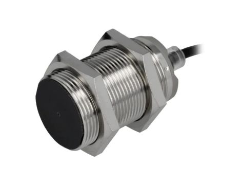 E2BM30KS15WPB12M Czujnik indukcyjny o zasięgu 015mm, konfiguracji wyjścia PNP / NO, napięciu zasilania 1030VDC, obudowie M30