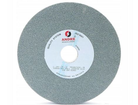 ANDRE ŚCIERNICA PŁASKA 200mm x 25mm x 32mm 99C60K7VC01-35 ZIELONA "TYP 1"