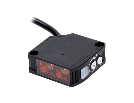 E3JK-DR12 Czujnik fotoelektryczny o zasięgu 0,3m, konfiguracji wyjścia SPDT, trybach pracy DARK-ON, LIGHT-ON