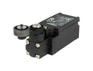 D4N-1A20 Wyłącznik krańcowy z dźwignią o promieniu 26mm i rolką z tworzywa Ø17,5mm