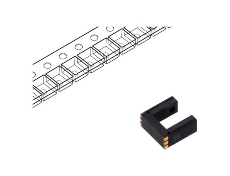 EE-SX1350 Czujnik fotoelektryczny typu nadajnik-odbiornik, montaż PCB