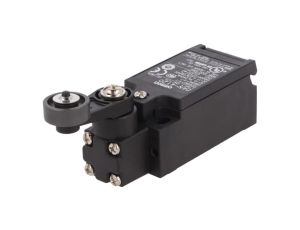 D4N-4120 Wyłącznik krańcowy z dźwignią o promieniu 26mm i rolką z tworzywa Ø17,5mm