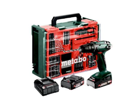 METABO WKRĘTARKA BS 18 SET 2x2,0 Ah + 74 ACC WALIZKA