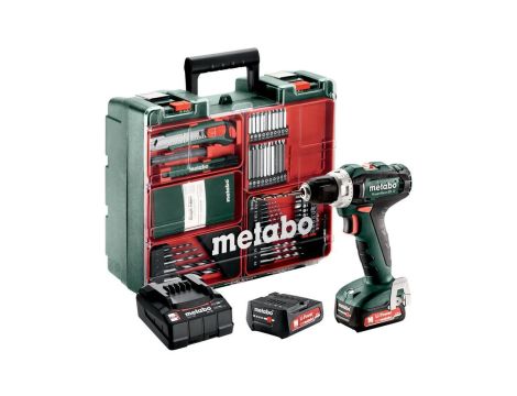 METABO WKRĘTARKA  POWERMAXX BS 12 SET 2x2,0 Ah +ACC WALIZKA
