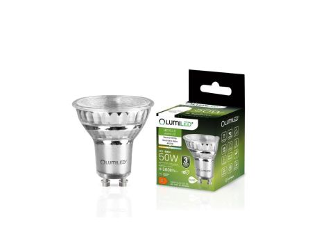 Żarówka LED GU10 6W = 50W 580lm 4000K Neutralna 120 Szklana LUMILED