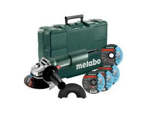 METABO SZLIFIERKA KĄT.125 W 750-125 SET +3 TARCZE WALIZKA