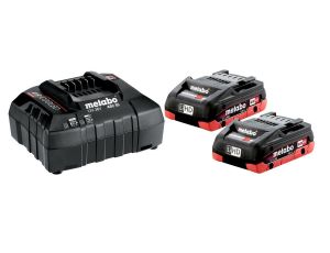 METABO AKUMULATOR 18V  4,0Ah LIHD 2szt. + ŁADOWARKA ASC 55