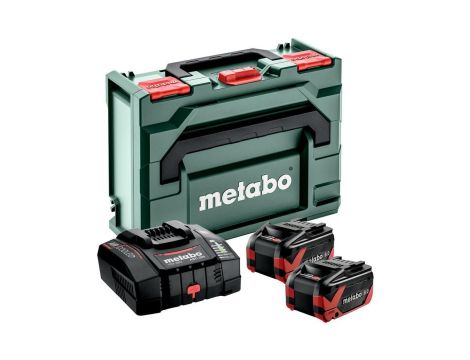 METABO AKUMULATOR 18V  8,0Ah LIHD XTREME 2szt. + ŁADOWARKA ASC 290 METABOX