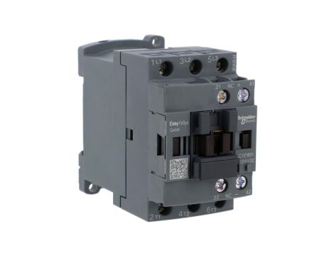Stycznik mocy Easy TeSys Control AC-3, 18A, 3P (1NC), cewka 24V DC LC1E1801BD
