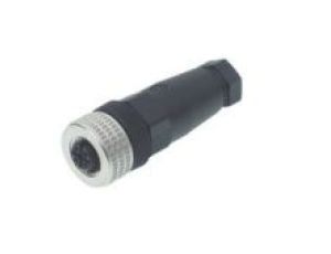 Złącze do samokonfekcjonowania M12 żeńskie proste 5-pinowe na przewód
