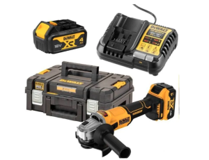 DEWALT SZLIFIERKA KĄT.125mm 18V DCG407M2T 2x4,0Ah BL TSTAK