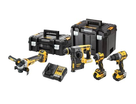 DEWALT ZESTAW COMBO 18V DCK429P3T (DCD805, DCG405, DCH273, DCF850) 3x5,0Ah