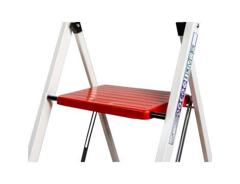 KASTOM DRABINA STALOWA 3 STOPNIE 150KG SZEROKOSTOPNIOWA - 2