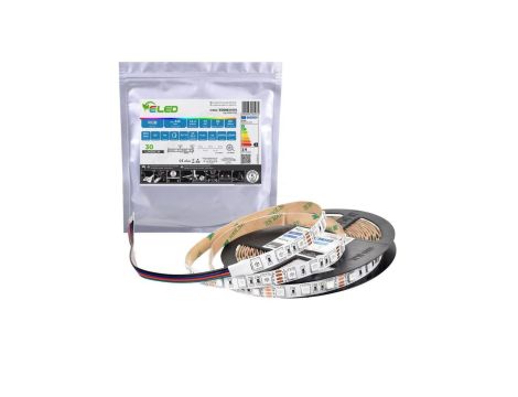 Taśma LED RGB 300 SMD 5050 12V 14.4W IP20 - ED00031570 /odcinki po 5 m/