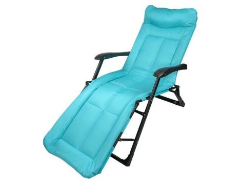 LEŻAK SKŁADANY (JASNONIEBIESKI) DO 200KG / ISMA