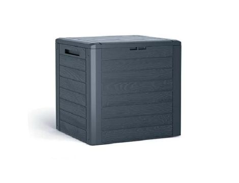 SKRZYNIA OGRODOWA 140L WOODEBOX - ANTRACYT