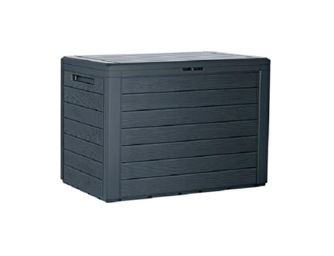 SKRZYNIA OGRODOWA 190L WOODEBOX - ANTRACYT