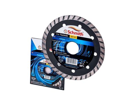 Tarcza diamentowa 115mm 22,2mm do gresu płytek betonu turbo Schmith