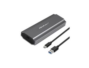 Qoltec Obudowa kieszeń NV2271 na dysk M.2 SSD SATA NVMe USB-C 2TB