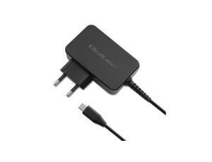 Qoltec Ładowarka GaN POWER PRO 1xUSB-C 30W 5-20V 1.5-3A Czarna
