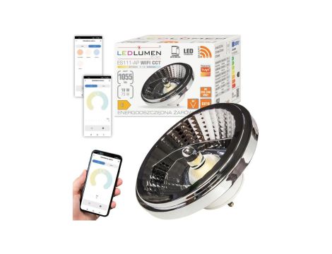 Żarówka LED ES111-AP GU10 10W LED WiFi CCT