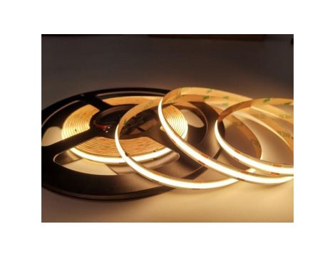 Taśma LED COB 480 9W/m 3000K 990lm/m 24V IP20 5m P