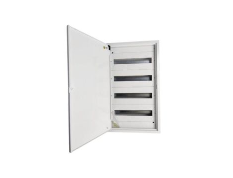 Rozdzielnica natynkowa metalowa 72 modułowa 4x18 436x755x130 RAL9003 IP30 MN72/4/18