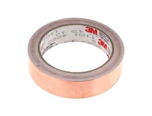 FE-5100-5282-5 Taśma: elektroprzewodząca W: 25mm L: 16,5m Thk: 66um miedź UL510