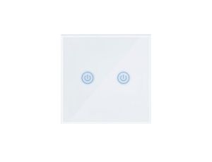 SMART WYŁĄCZNIK ŚWIATŁA WIFI podwójny biały ART oem