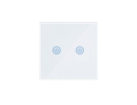 SMART WYŁĄCZNIK ŚWIATŁA ZIGBEE 3.0 podwójny biały ART oem