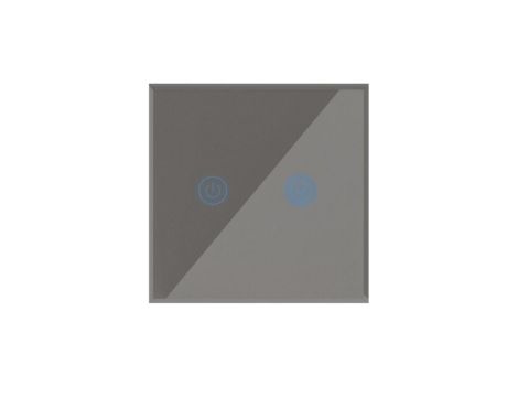 SMART WYŁĄCZNIK ŚWIATŁA WIFI podwójny szary ART oem