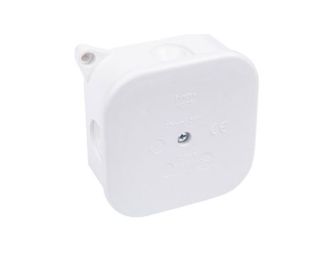 Puszka n/t hermetyczna pusta 85x85x40mm IP42 bez wkładu biała PO 75p 83011006