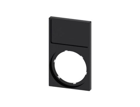 Ramka do etykiet samoprzylepnych 17,5x27mm prostokątna czarna otwór 22mm SIRIUS ACT 3SU1900-0AP10-0AA0 /10szt./