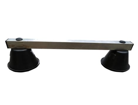 Uchwyt betonowy w tworzywie podpora dachowa tras kalbowych H=110 L=500 KMPT50 /1kpl./