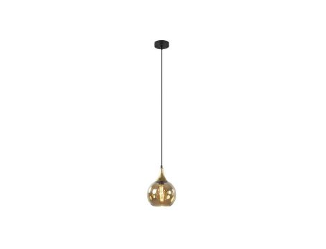 Lampa wisząca nowoczesna 1xE27 CALLISTO BLACK/GOLD