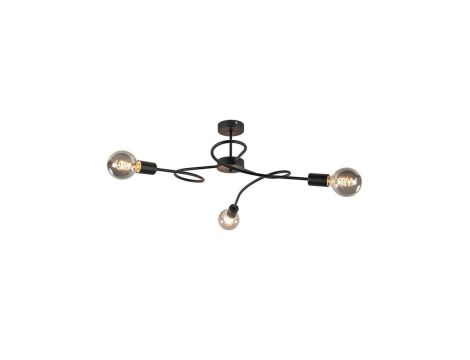 Lampa sufitowa nowoczesna 3xE27 FIORE BLACK
