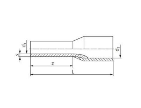 Końcówka kablowa miedziana tulejkowa cynowana AI 0,75-8 szara TOKRJ0000000805 /100szt./