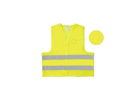 Kamizelka Ostrzegawcza Odblaskowa Siatkowa MESH Żółta XL