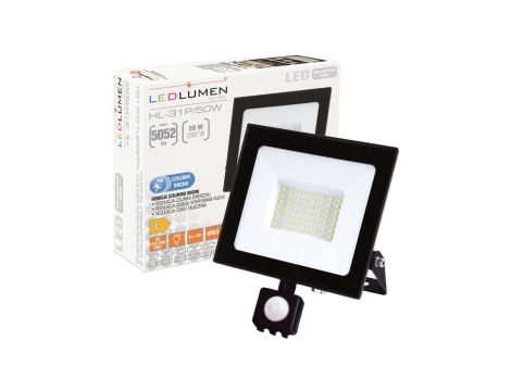 Naświetlacz LED IP44 PIR NW HL-31P/50W