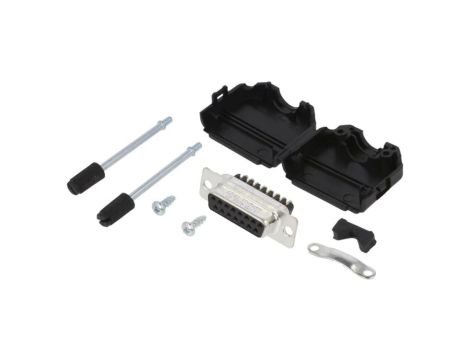 DPPKBK-15MSSC D-Sub męskie proste zacisk śrubowy na przewód 11,5mm PIN 15