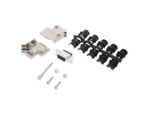 D45PKM-09FSSC D-Sub żeńskie kątowe 45 zacisk śrubowy na przewód PIN 9