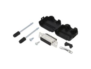 DPPKBK-15FSSC D-Sub żeńskie proste zacisk śrubowy na przewód 11,5mm PIN 15