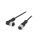 M12A04FL12AFRSB001 Kabel do czujników/automatyki 4PIN M12-M12 1m wtyk wtyk
