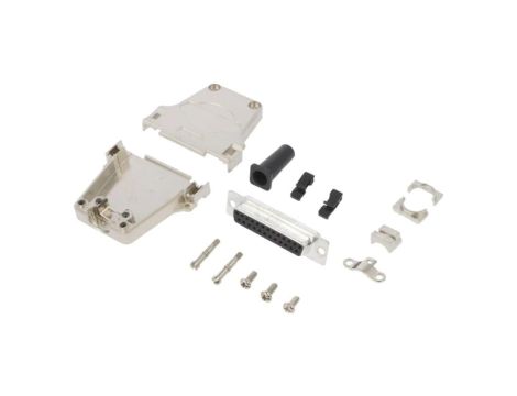 DTZFRG-25FSSL D-Sub PIN: 25 żeńskie proste lutowanie na przewód gold flash