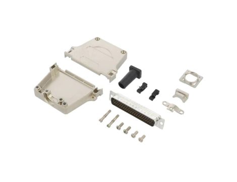 DTZFRG-62MHSL D-Sub HD męskie proste lutowanie na przewód UNC 4-40 PIN 62