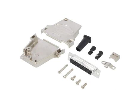 D45ZFRG-44FHSLD45ZFRG-44FHSL D-Sub HD żeńskie kątowe 45 lutowanie na przewód PIN 44