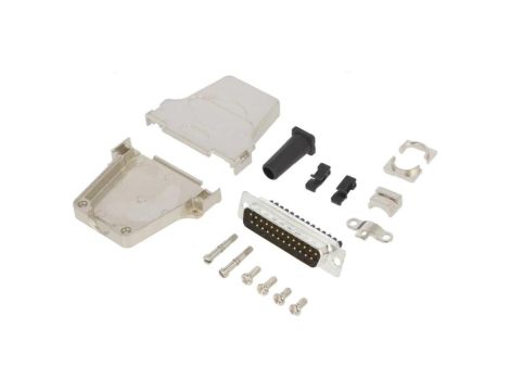 DTZFRG-25MSSC D-Sub męskie proste zacisk śrubowy na przewód PIN 25