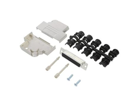 D45ZK-25MSSC D-Sub męskie kątowe 45 zacisk śrubowy na przewód PIN 25